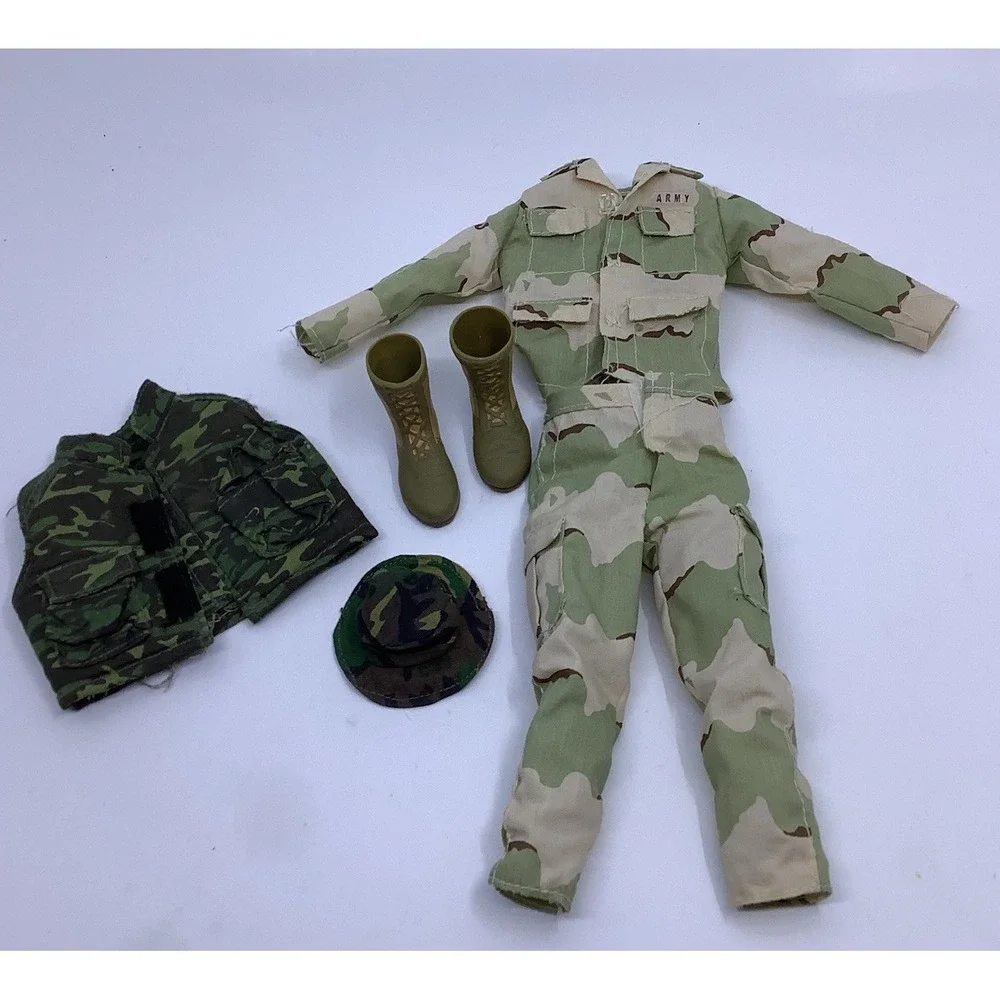 1/6 Scale Military Camo Uniform Outfit Set for 12
